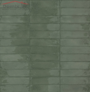 Керамогранит Atlas Concorde Rinascente Resin Giada Brick Murano зеленый (7,5x30) арт.  600010002391 матовый